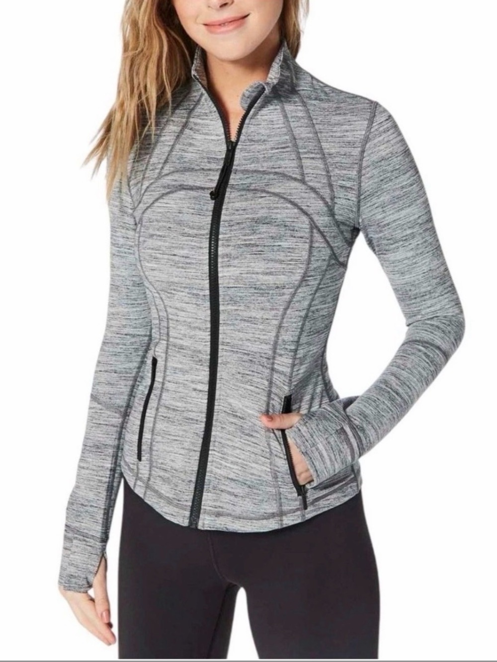 Lululemon Define space grey jacket size 6